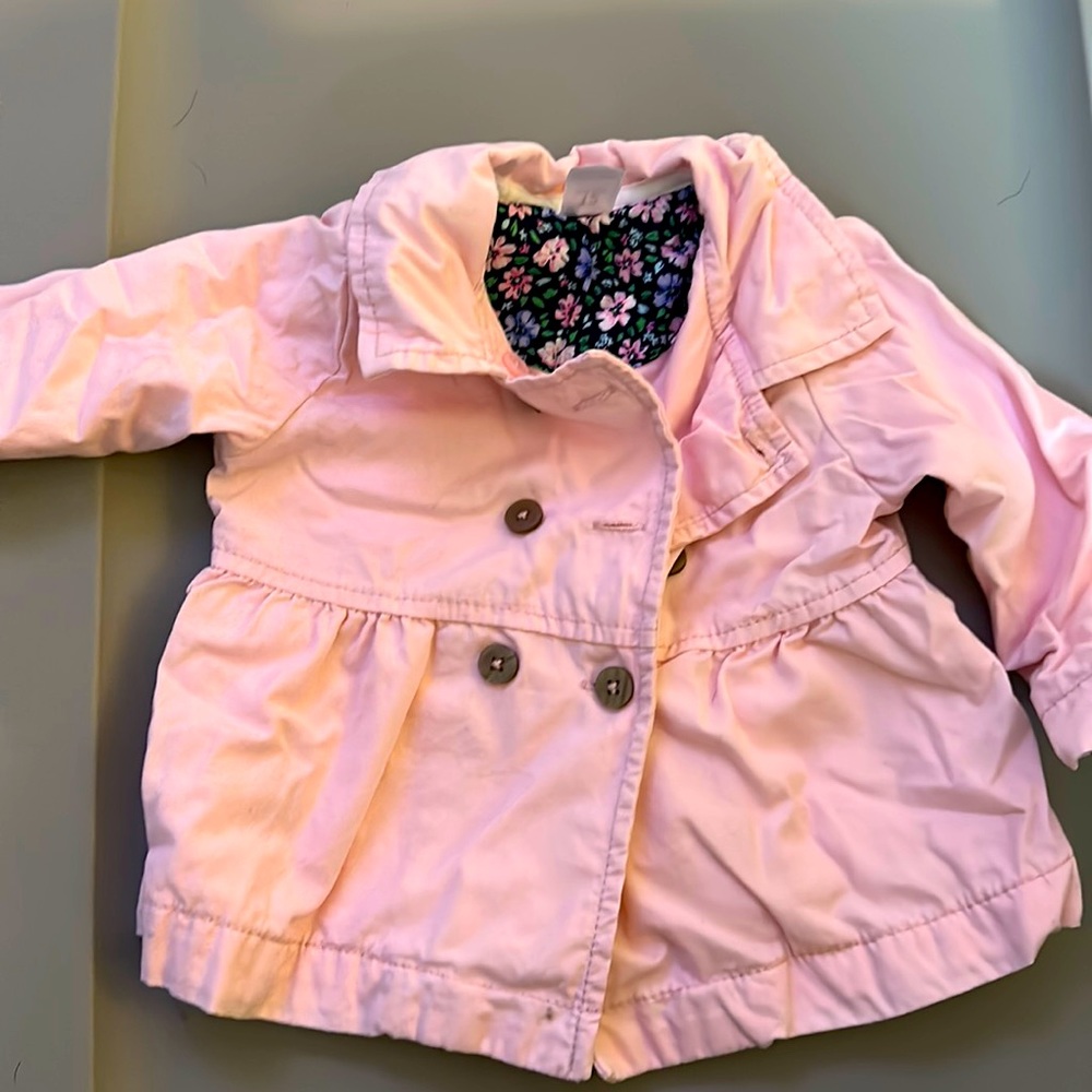 Baby girl size 12 months Carters light weight coat